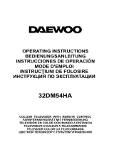Daewoo 32DM54HA Colour Television Benutzerhandbuch