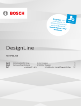 Bosch TAT4P44 GB Series DesignLine 4 Slot Toaster Benutzerhandbuch