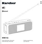 Kärcher DAB Go DAB Plus or FM Radio Benutzerhandbuch