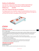 Livoo JEU002 2 In 1 Bag Toss and Tic-Tac Toe Game Benutzerhandbuch