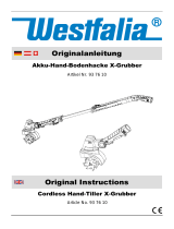 Westfalia 93 76 10 Cordless Hand Tiller X Grubber Benutzerhandbuch