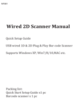 NETUM DS7100 Wired 2D QR Barcode Scanner Benutzerhandbuch