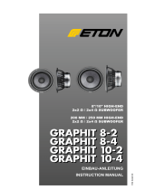 Eton GRAPHIT 8-2 Subwoofer Speaker Benutzerhandbuch