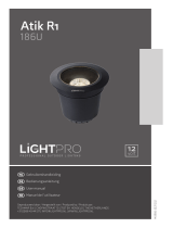 LightPro 186U 12V Atik R1 9W Dimmable Ground Light Benutzerhandbuch