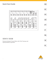 Behringer XENYX 1003B Schnellstartanleitung