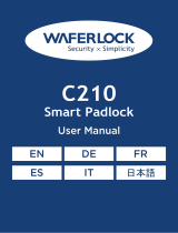 WAFERLOCK C210 Outdoor Weatherproof Smart Padlock Benutzerhandbuch