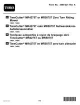 Toro 127 cm TimeCutter MX 5075T Zero Turn Mower 74695 Benutzerhandbuch