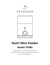 Petoneer PF005 Nutri Mini Feeder Benutzerhandbuch