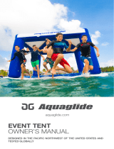 Aquaglide Event Tent Bedienungsanleitung