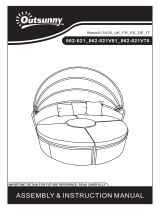 Outsunny 862-021CW Assembly Instructions