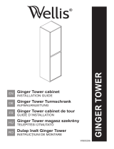 Wellis Ginger tall cabinet Benutzerhandbuch