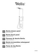 Wellis Bonita shower panel Benutzerhandbuch