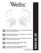 Wellis Nina 60, 80 cabinet Benutzerhandbuch