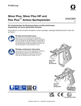 Graco 3A9208M, Handbuch, Silver Plus, Silver Plus HP und Flex Plus Airless-Spritzpistolen, Deutsch Bedienungsanleitung