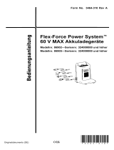 Toro Flex-Force Power System 5.4 AMP 60V MAX Battery Charger Benutzerhandbuch