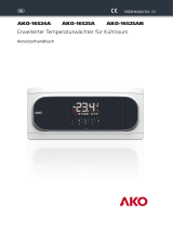AKO AKO-16524A / 16525A Advanced temperature controller for cold room store Benutzerhandbuch