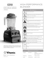Vitamix E310 Bedienungsanleitung