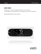 AKO Temperature and moisture controller for cold room store AKO-16624 Schnellstartanleitung