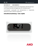 AKO AKO-16526A V2 Advanced temperature and electronic expansion controller for cold room store Schnellstartanleitung