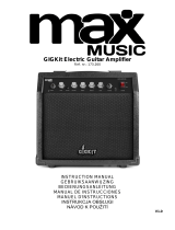 MaxMusic GIGKit Electric Guitar Amplifier 40W Bedienungsanleitung
