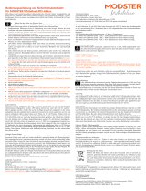 Modster WHITELINE Packs Bedienungsanleitung