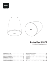 Bose DesignMax DM6PE Installationsanleitung