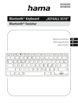 Hama 00108392 Bluetooth Keyboard Benutzerhandbuch