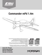 E-flite E-flite Commander mPd 1.4m Sport Park Flyer Benutzerhandbuch