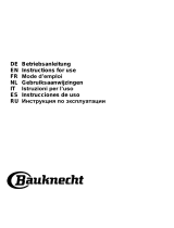 Bauknecht DBIF93 LBX ISLAND EXTRACTOR HOOD Benutzerhandbuch