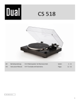 Dual CS 518 Benutzerhandbuch