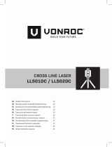 Vonroc LL502DC Cross Line Laser Benutzerhandbuch