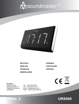 Soundmaster UR8400 Benutzerhandbuch