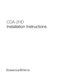 Bowers Wilkins CDA-2HD Benutzerhandbuch