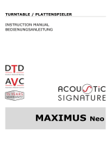 Acoustic Signature ASIGMAXNB Benutzerhandbuch