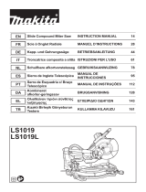 Makita LS1019 Slide Compound Miter Saw Benutzerhandbuch