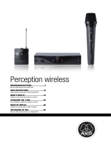 AKG Perception Wireless 45 Vocal Set Band-A Benutzerhandbuch