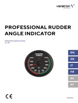 veratron Professional Rudder Angle Indicator Benutzerhandbuch