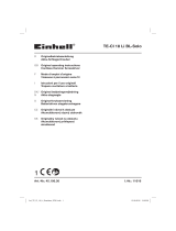 EINHELL TE-CI 18 Li BL-Solo Benutzerhandbuch