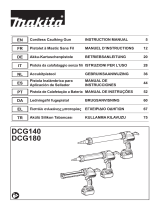 Makita DCG140 Cordless Caulking Gun Benutzerhandbuch
