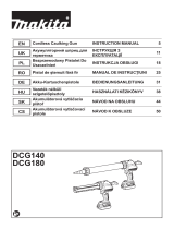 Makita DCG140 Cordless Caulking Gun Benutzerhandbuch