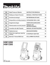 Makita HW1200, HW1300 High Pressure Washer Benutzerhandbuch