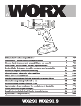 Worx WX291.9 Lithium-Ion Cordless Impact Driver Benutzerhandbuch