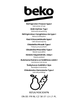Beko Refrigerator-Freezer typel Benutzerhandbuch