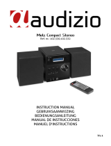 audizio Metz Compact HiFi Stereo System Benutzerhandbuch