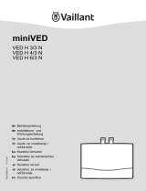 Vaillant VED H 3-3 N Benutzerhandbuch