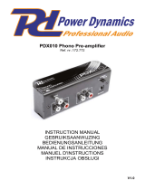 Power Dynamics PDX010 Benutzerhandbuch