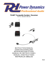 Power Dynamics TG40T Benutzerhandbuch