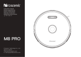 Proscenic M8 Pro LDS 8.0 Laser Navigation Smart Robot Vacuum Cleaner Benutzerhandbuch