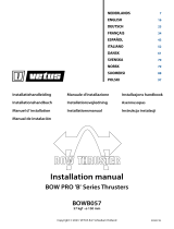 Vetus BOWB057 Benutzerhandbuch