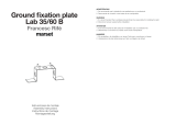 marset Ground Fixation Plate Lab 35/60 B Benutzerhandbuch